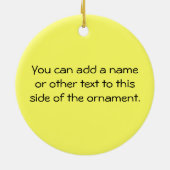 Sie sind mein Sonnenschein Keramikornament (Hinten)