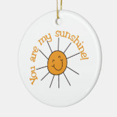 Sie sind mein Sonnenschein Keramikornament (Links)