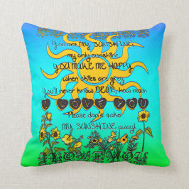 Sie sind mein Sonnenschein Kissen