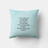 Sie sind mein Sonnenschein Kissen (Rückseite)