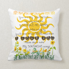 Sie sind mein Sonnenschein Kissen