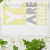 Sie sind mein Sonnenschein Küchentuch (Gefaltet)