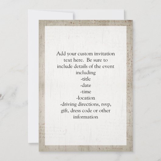 Sie sind mein Sonnenschein Orange/Aquamarin/Creme Einladung (Rückseite)