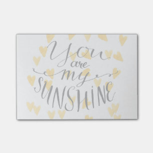 Sie sind mein Sonnenschein Post-it Klebezettel
