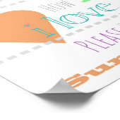 Sie sind mein Sonnenschein-Poster 11"x14" Poster (Ecke)