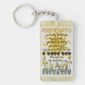 Sie sind mein Sonnenschein Schlüsselanhänger (Vorderseite)