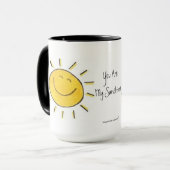 Sie sind mein Sonnenschein! Tasse (Vorderseite Links)