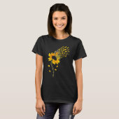 Sie sind mein Sonnenscheinpferd Sonnenblumen Sonne T-Shirt (Vorne ganz)