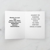 SIE SIND MEIN SPEZIALLEHRER "CHRISTMAS WISHES" KARTE (Innenseite)