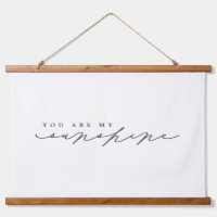 Sie sind mein Sunshine Script Kinderzimmer Dekor