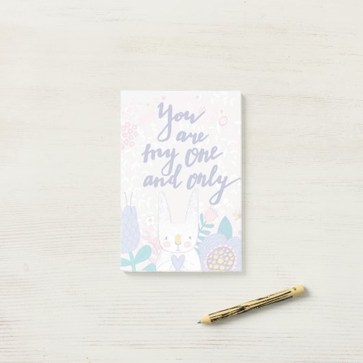 Sie sind mein und nur post-it klebezettel (Auf Schreibtisch)