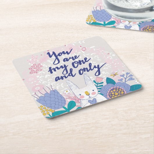 Sie sind mein und nur rechteckiger pappuntersetzer (angewinkelt)