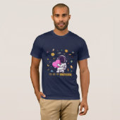 Sie sind mein Universum - Niedliche Astronauten-Ra T-Shirt (Vorne ganz)