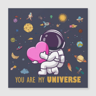 Sie sind mein Universum - Niedliche Magnetkarte de