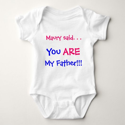 Sie sind mein Vater Baby Strampler (Vorderseite)