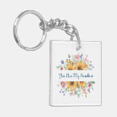 Sie sind mein Zitat von Sonnenschein und Sonnenblu Schlüsselanhänger (Vorderseite links)