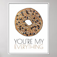Sie sind meine Alles Bagel Frühstücksküche Art