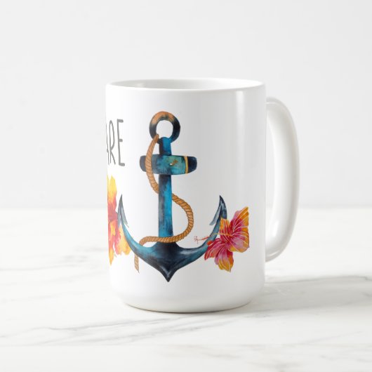 Sie sind meine Anker-Tasse Kaffeetasse (VorderseiteRechts)