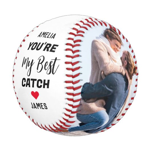 Sie sind meine besten Catch Couples 2 Foto & Scrip Baseball (Schrägansicht)