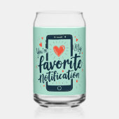 Sie sind meine bevorzugte digitale Zuneigung Dosenglas (Rückseite)