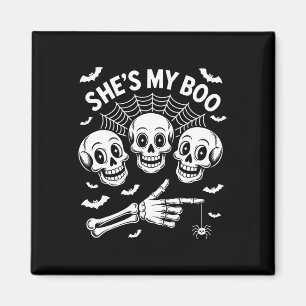 Sie sind meine Boo Skeleton Paare, die sich in der Magnet