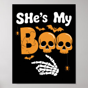 Sie sind meine Boo Skeleton Paare, die sich in der Poster
