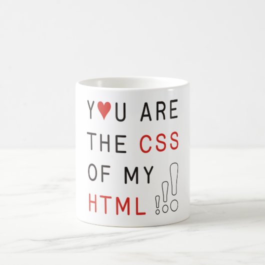 Sie sind meine CSS Kaffeetasse (Mittel)