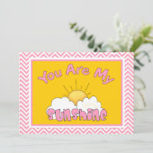 Sie sind meine Einladung zu einer Sonnenschutzdusc (Stehend Vorderseite)