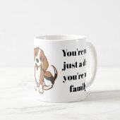Sie sind meine Familie - Hunde Lover Tasse - Tierf (VorderseiteRechts)