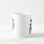 Sie sind meine Forever-schwarzer u. weißer Kaffeetasse (Mittel)