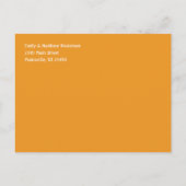 Sie sind meine Geburtsankündigung von Sunshine Bab Postkarte (Rückseite)