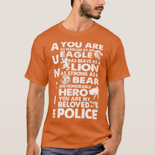 Sie sind meine geliebte Polizei Tanten stolz Poliz T-Shirt