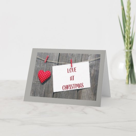 SIE SIND **MEINE GIFT** LIEBE AUF DER CHRISTMAS-KA KARTE (Vorderseite)