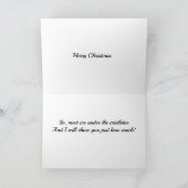 SIE SIND MEINE HERZEN-/LIEBE-CHRISTMAS **#1** KARTE (Innenseite)