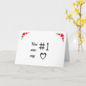 SIE SIND MEINE HERZEN-/LIEBE-CHRISTMAS **#1** KARTE (Gelbe Blume)