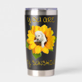 Sie sind meine Liebe des Sonnenscheins Labrador Thermobecher (Vorderseite)