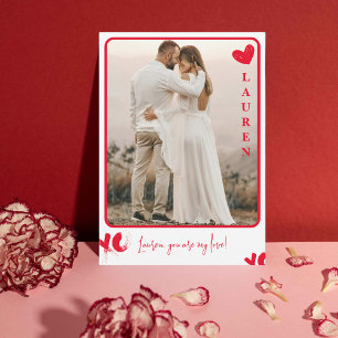 Sie sind meine Liebe Foto Valentinstag Card Feiertagskarte