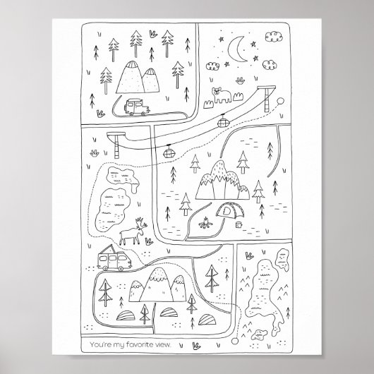 Sie sind meine Lieblingsansicht Inspiration Poster (Vorne)