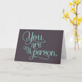 *SIE* SIND MEINE *LIEBLINGSBELIEBIGE* PERSON "FREU KARTE (Gelbe Blume)