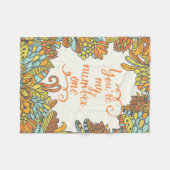 Sie sind meine Nr. eine Fleecedecke (Vorderseite (Horizontal))