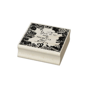 Sie sind meine Nummer eins Gummistempel