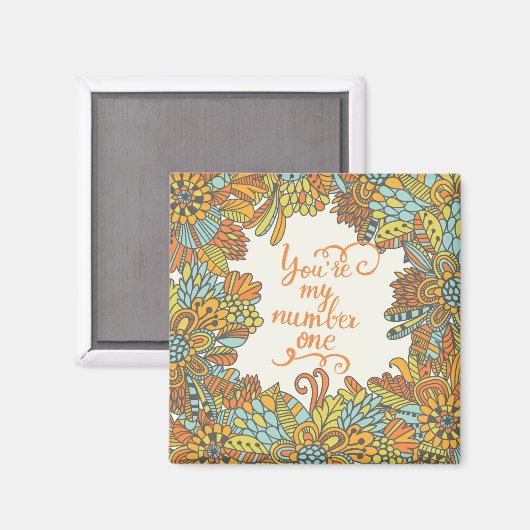 Sie sind meine Nummer eins Magnet (Vorderseite/Rückseite)