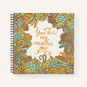 Sie sind meine Nummer eins Notizblock