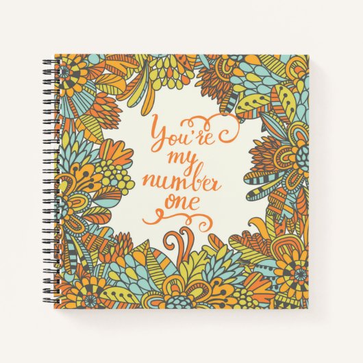 Sie sind meine Nummer eins Notizblock (Vorderseite)