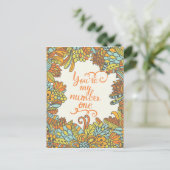 Sie sind meine Nummer eins Postkarte (Stehend Vorderseite)