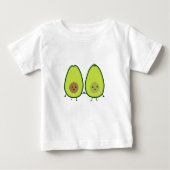 Sie sind meine PERFEKTE HÄLFTE, AVOCADO Baby T-shirt (Vorderseite)