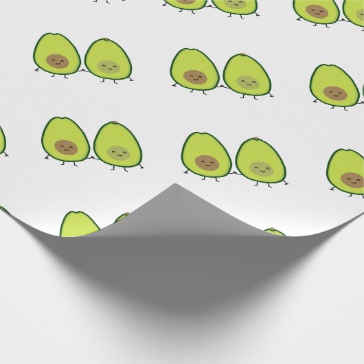 Sie sind meine PERFEKTE HÄLFTE, AVOCADO Geschenkpapier (Ecke)