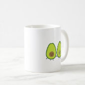 Sie sind meine PERFEKTE HÄLFTE, AVOCADO Kaffeetasse (VorderseiteRechts)