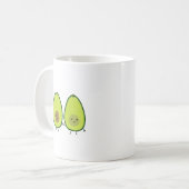 Sie sind meine PERFEKTE HÄLFTE, AVOCADO Kaffeetasse (Vorderseite Links)