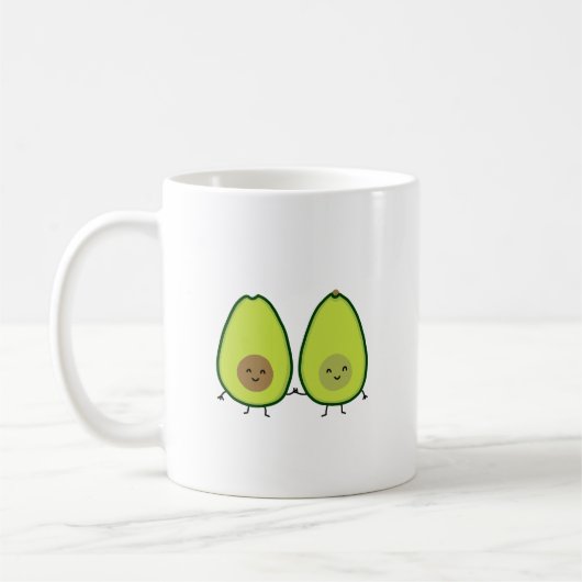 Sie sind meine PERFEKTE HÄLFTE, AVOCADO Kaffeetasse (Links)